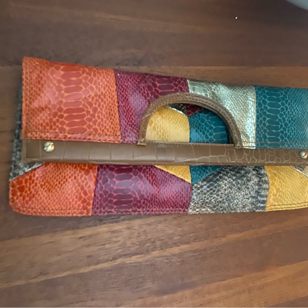Colorful Patchwork Clutch - Picture 6 of 8